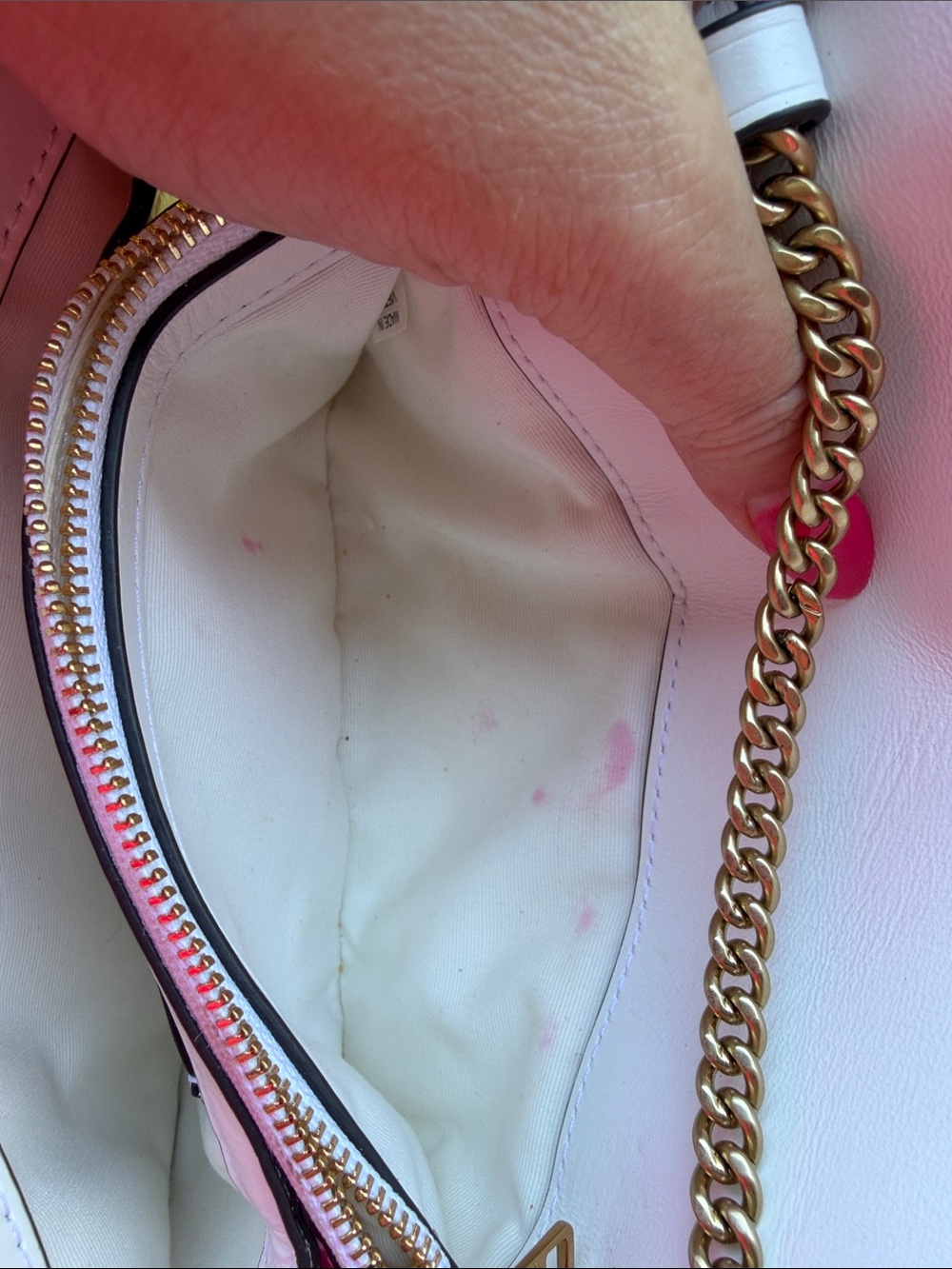 Tory Burch Kira Diamond Quilt Crossbody in color Blanc - Picture 11 of 14